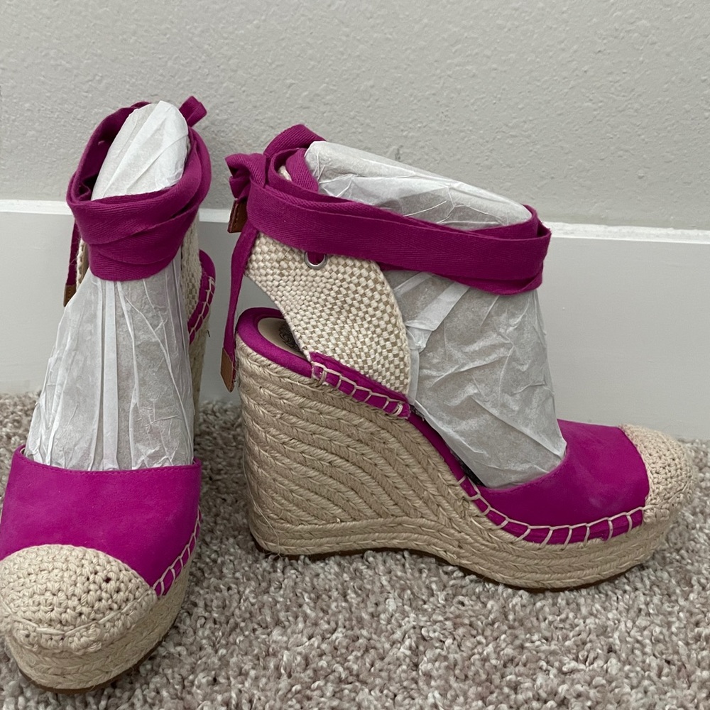 New Vince Camuto Ankle Tie Espadrille Sandals